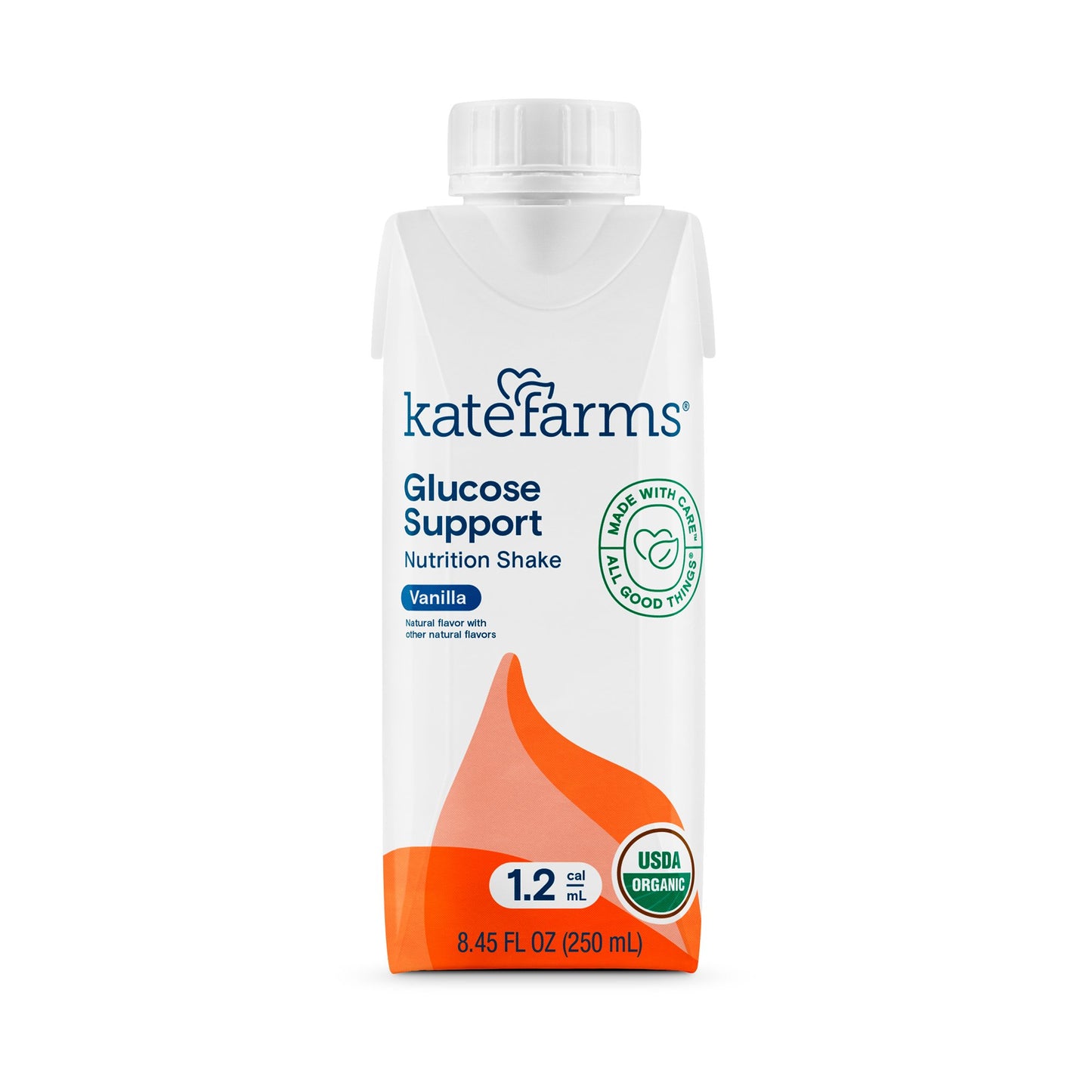 Kate Farms® Glucose Support 1.2 Vanilla Nutrition Shake for Diabetics 1 Each 