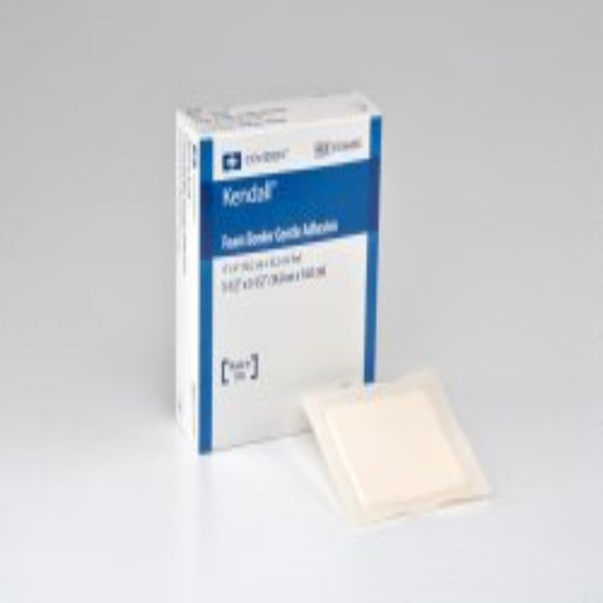 Kendall™ Border Gentle Adhesion Silicone Dressings Adhesive with Border Silicone Dressings Foam Dressing 3-1/2" x 5-1/2" 1 Each 