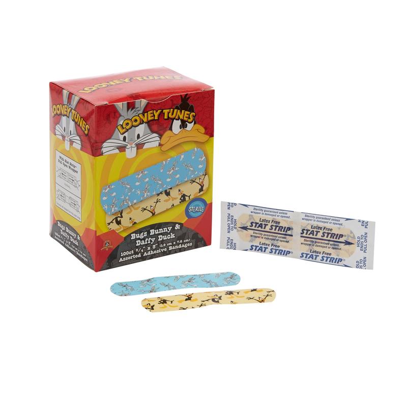 Looney Tunes™ Stat Strip® Adhesive Strip Bugs and Daffy 3/4" x 3" 1 Each