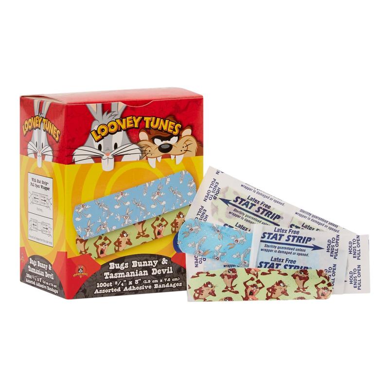 Looney Tunes™ Stat Strip® Adhesive Strip Bugs and Daffy 3/4" x 3" 1 Each