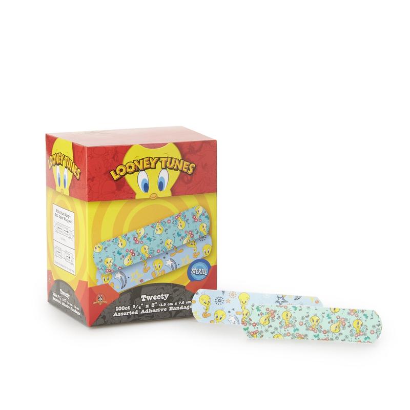 Looney Tunes™ Stat Strip® Adhesive Strip Bugs and Daffy 3/4" x 3" 1 Each