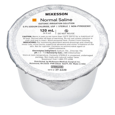 McKesson 0.9% Sodium Chloride Irrigation Solution Case of 48 