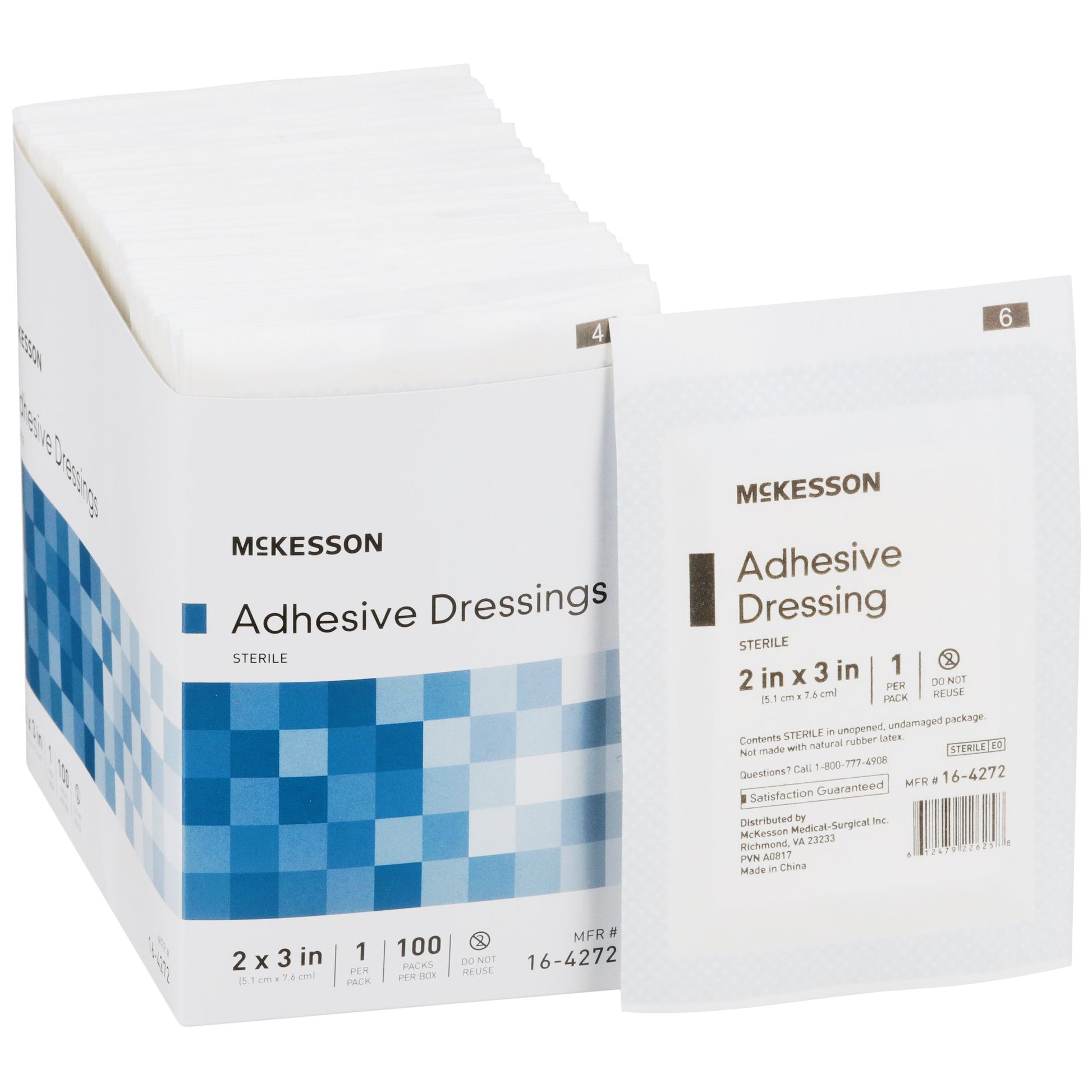 McKesson Adhesive Strip Bandage Tan 1" x 3" Box of 100