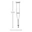 McKesson Adult Underarm Crutches 