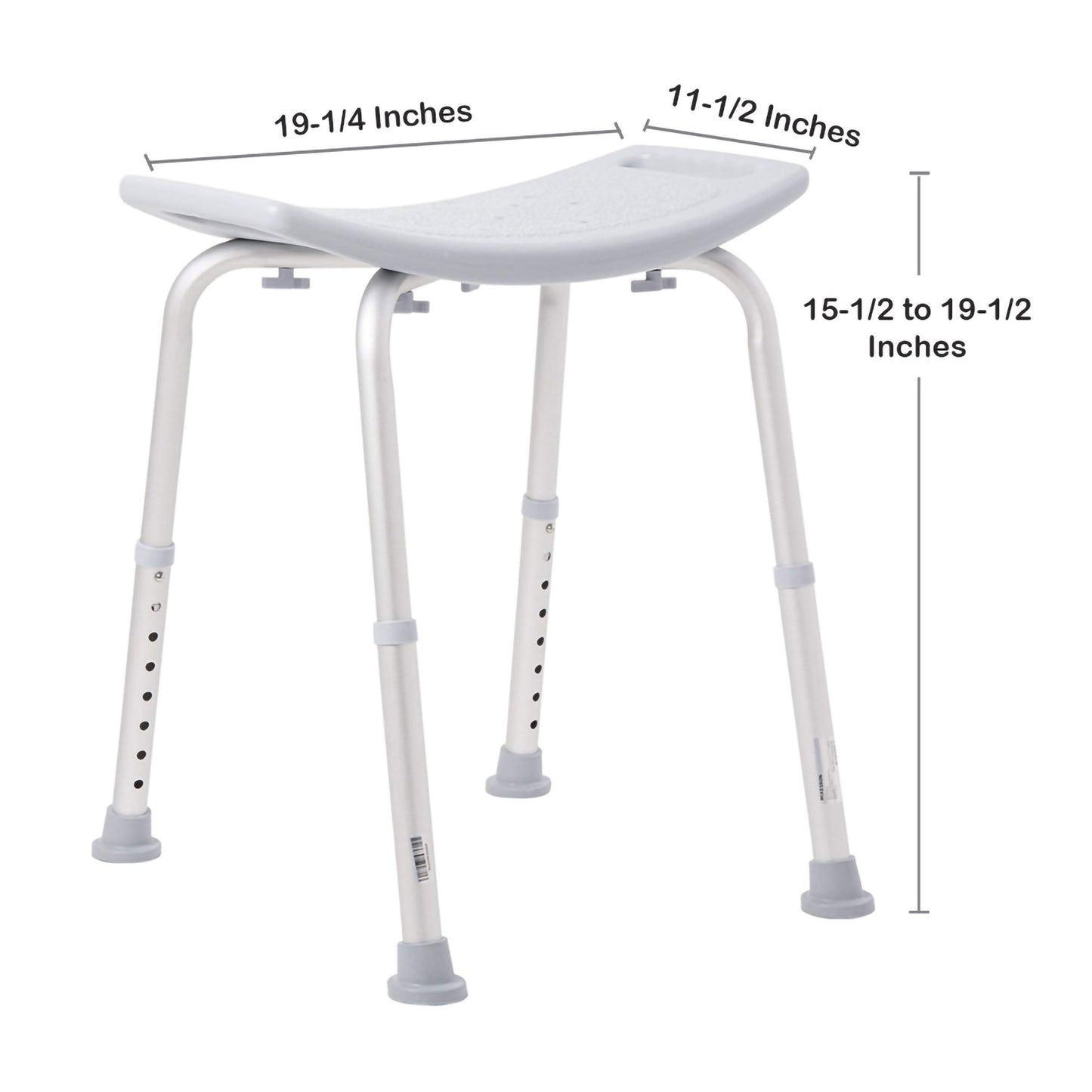 McKesson Aluminum Bath Bench Without Backrest 