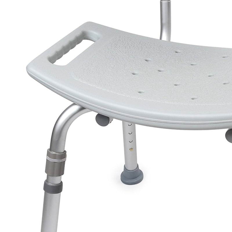McKesson Aluminum Bath Transfer Bench with Removable Back 