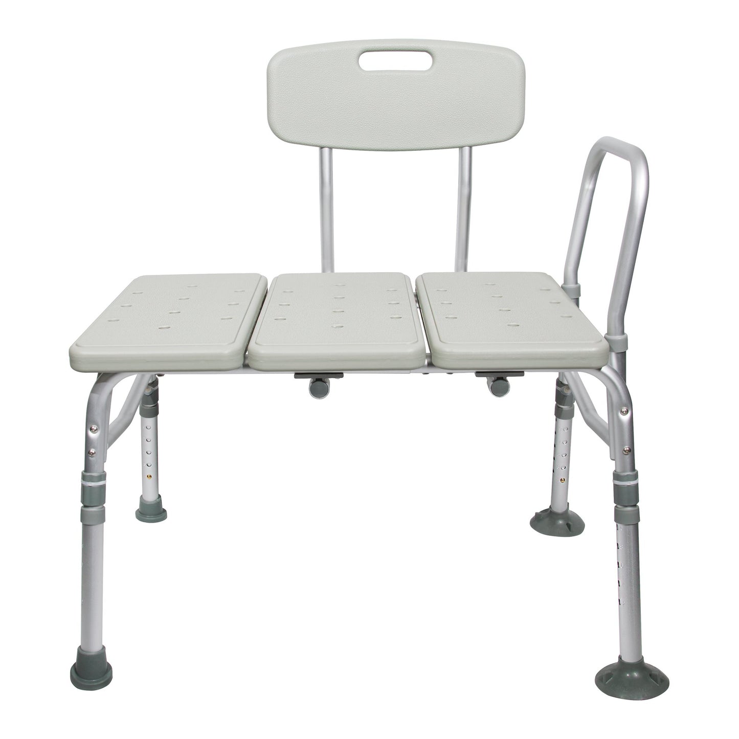McKesson Aluminum Transfer Bench with Reversible Back Beige 
