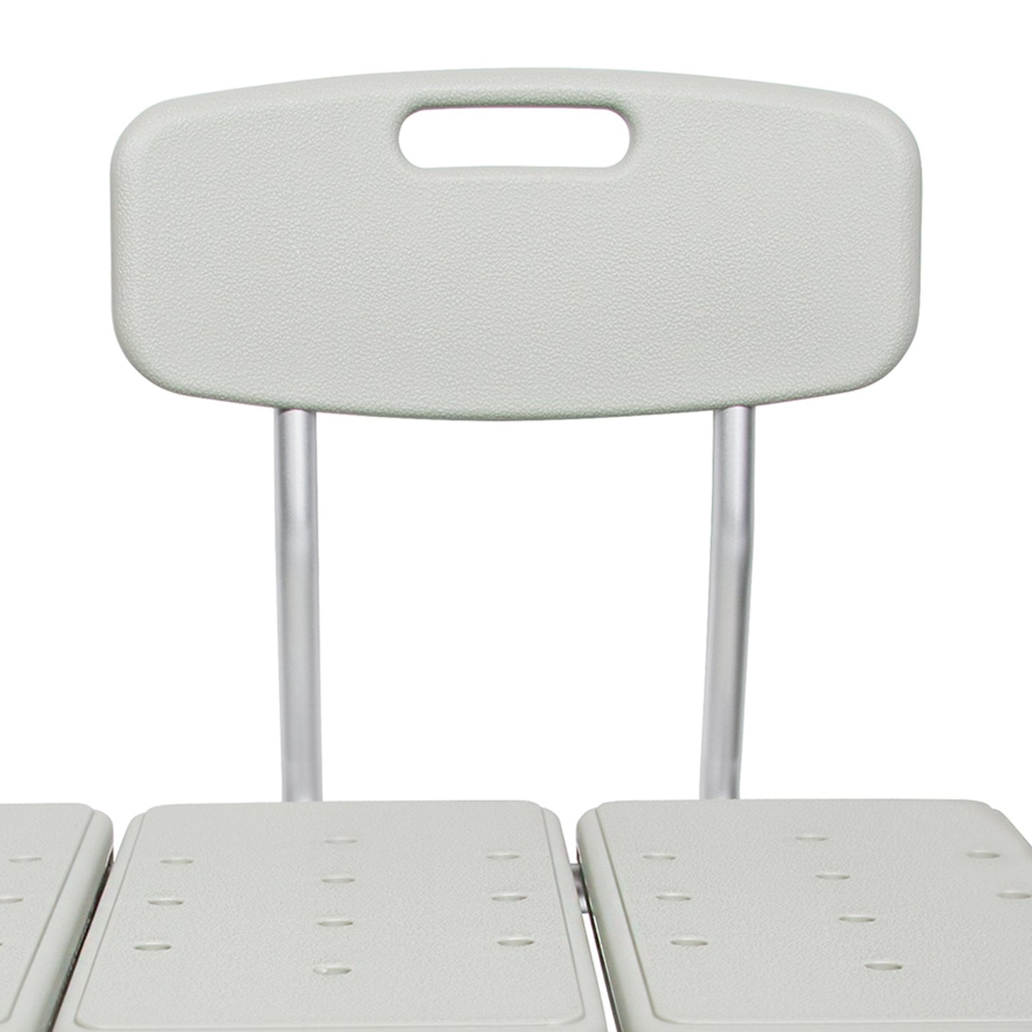 McKesson Aluminum Transfer Bench with Reversible Back Beige 