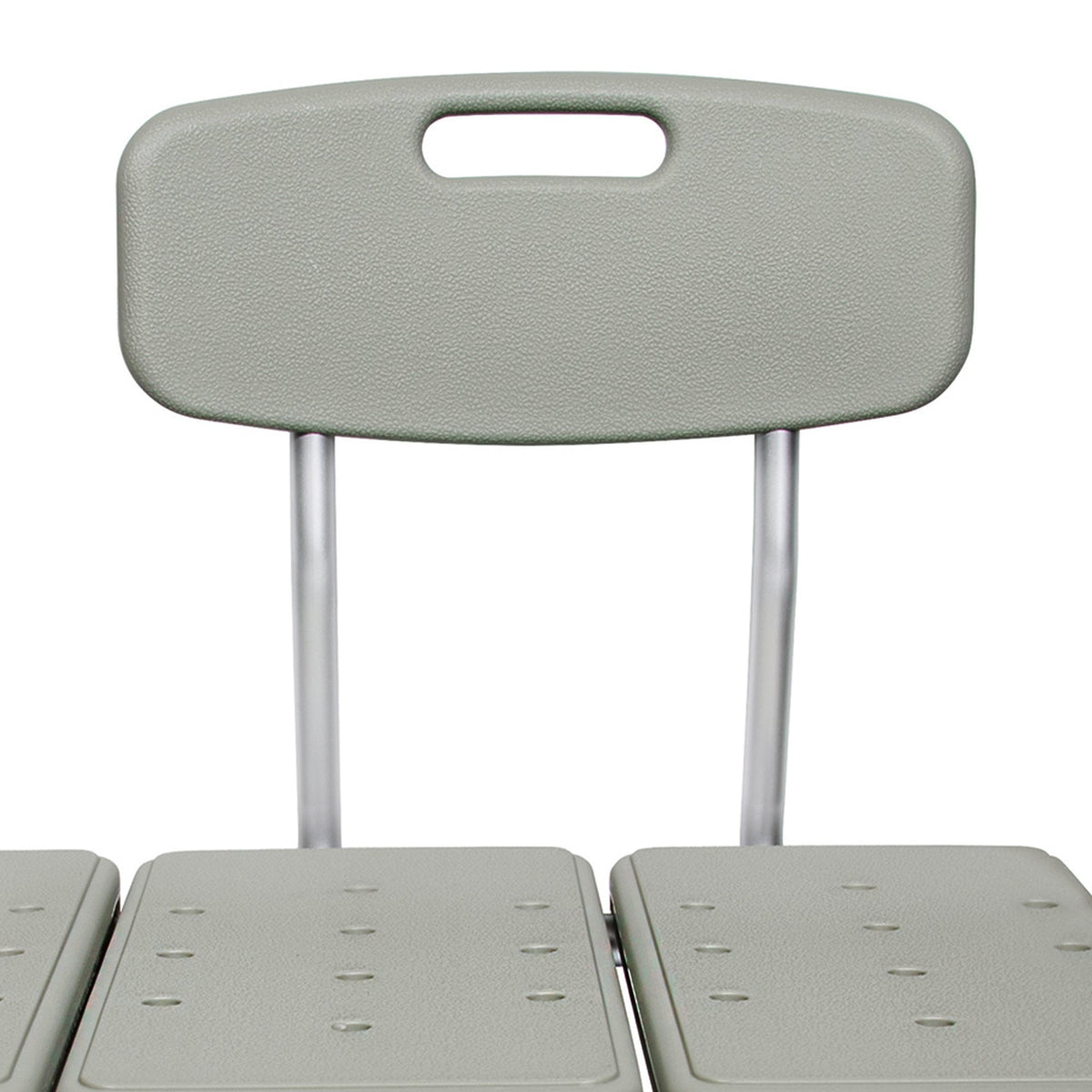 McKesson Aluminum Transfer Bench with Reversible Back Beige 