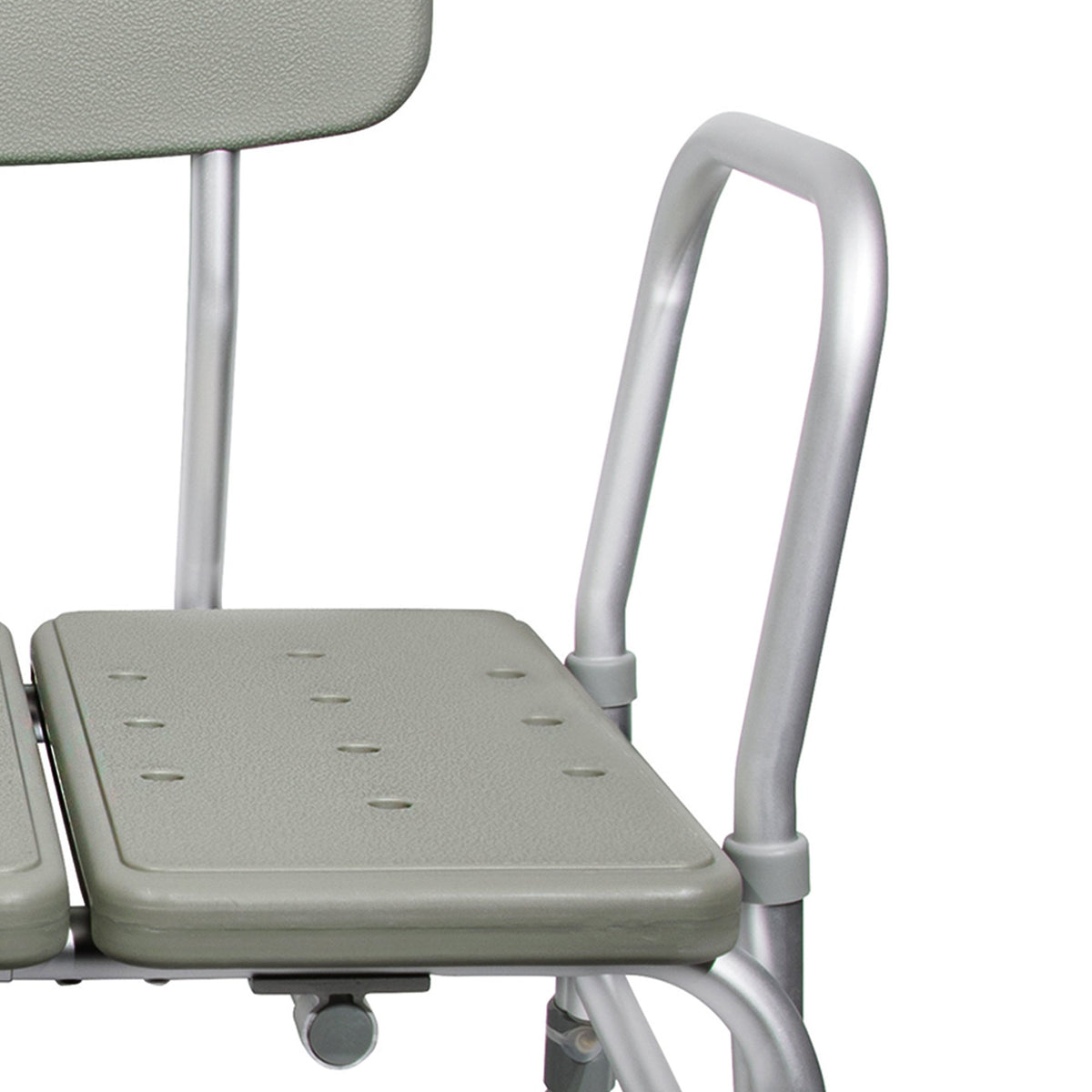 McKesson Aluminum Transfer Bench with Reversible Back Beige 