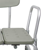 McKesson Aluminum Transfer Bench with Reversible Back Beige 