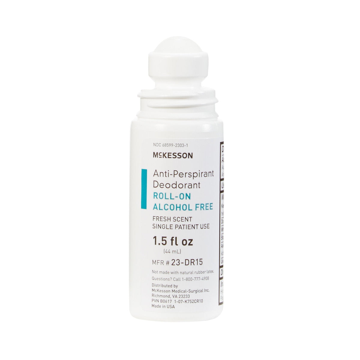McKesson Antiperspirant Deodorant Roll On 1.5 oz. Case of 96