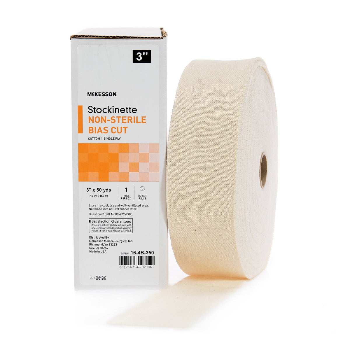 McKesson Bias Cut Stockinette 3" x 4 Yds. 1 Each 