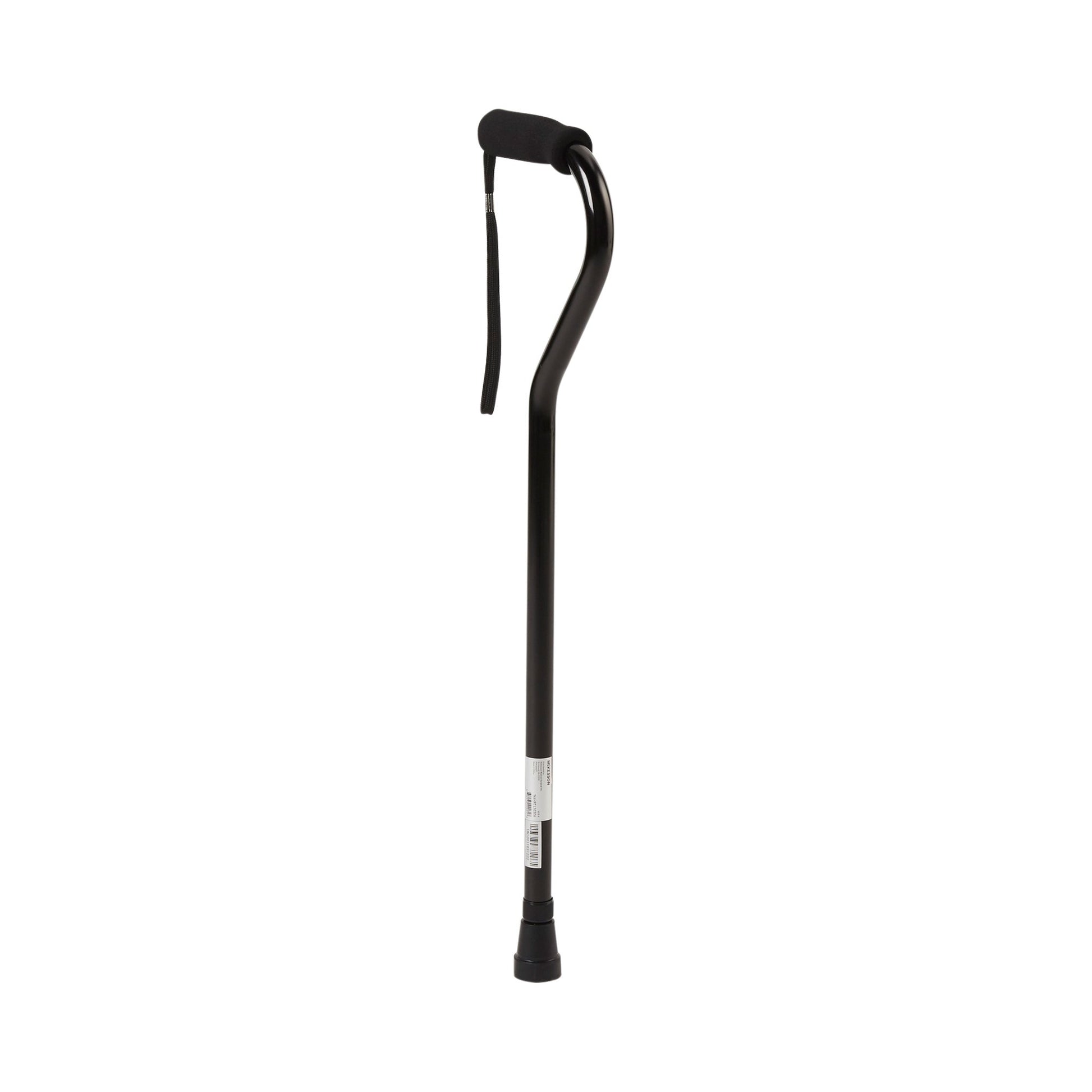 McKesson Aluminum Offset Cane Black 