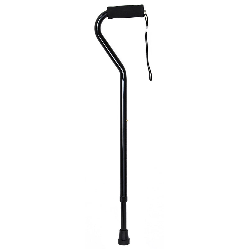 McKesson Aluminum Offset Cane Black 