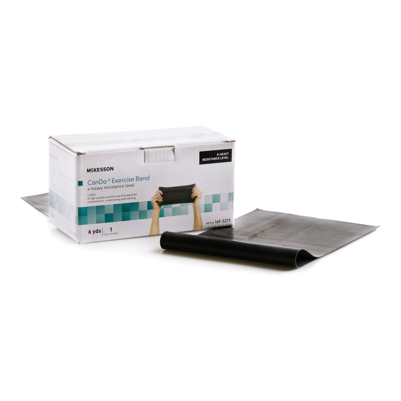 CanDo® Exercise Resistance Band - 5 Inch x 6 Yards Yellow X-Light 