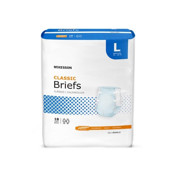 McKesson Classic Briefs Large Bag of 18 