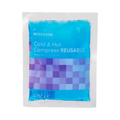 McKesson Hot & Cold Compress, Reusable, Microwaveable, Non-Toxic Gel 2.5 x 5 Inch Case of 150 