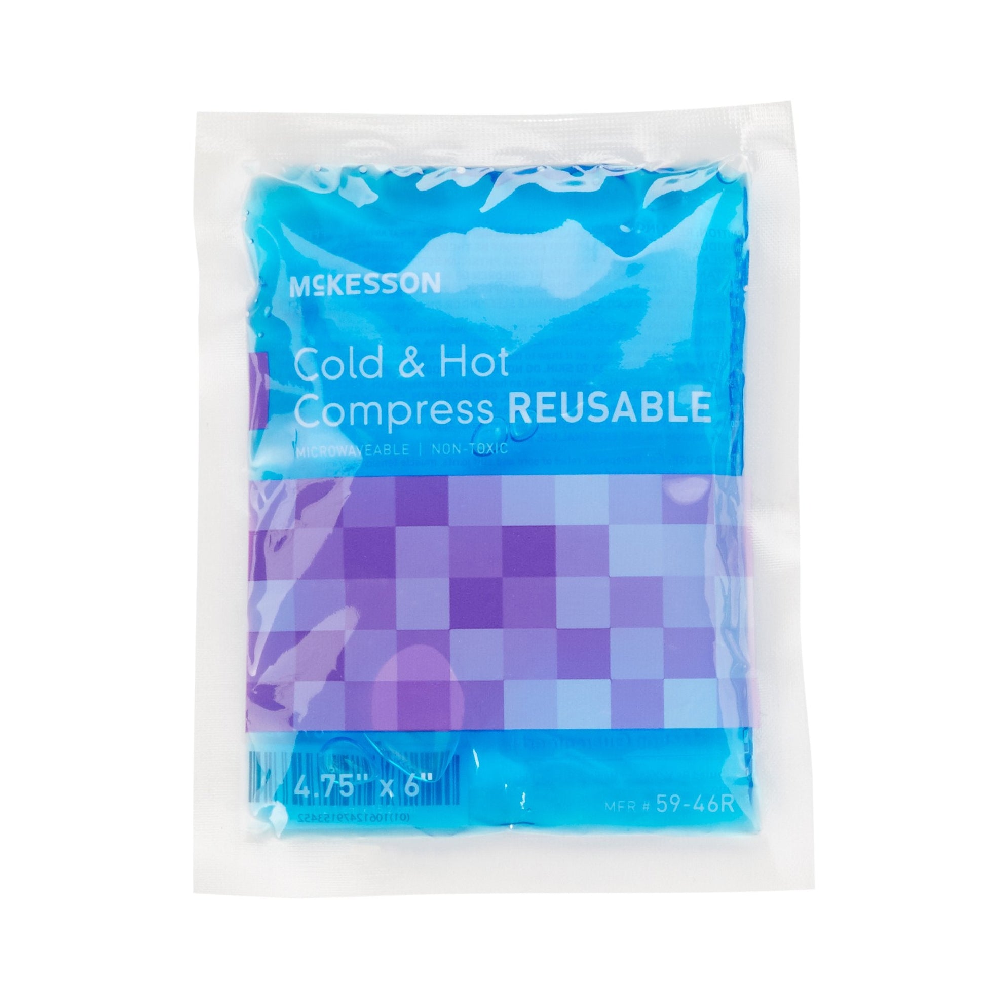 McKesson Hot & Cold Compress, Reusable, Microwaveable, Non-Toxic Gel 2.5 x 5 Inch Case of 150 