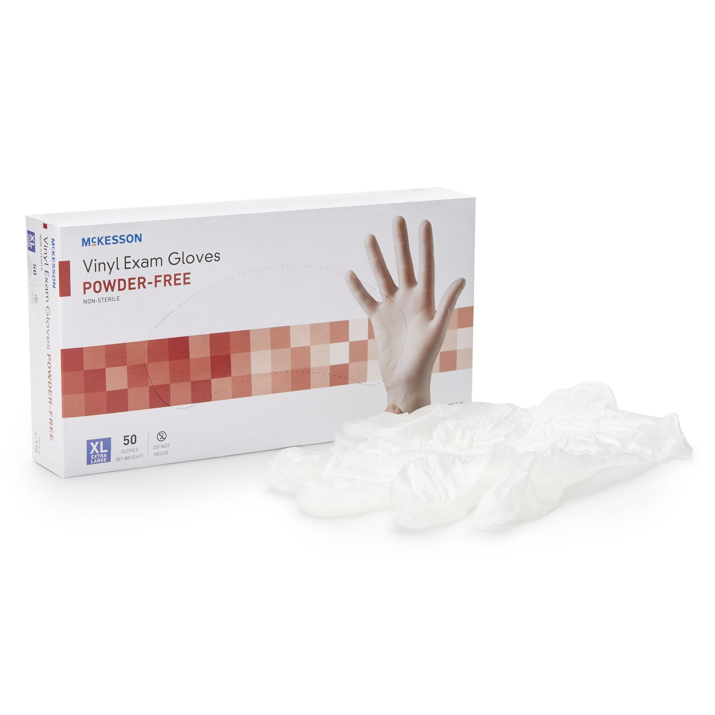 McKesson Confiderm® Vinyl Exam Glove S Box of 50 