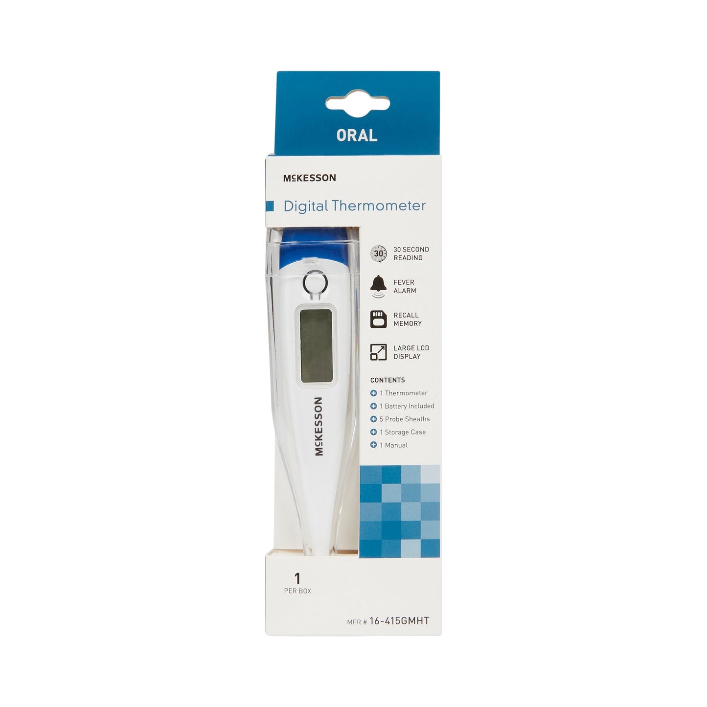 McKesson Digital Oral Thermometer Kit 1 Each 