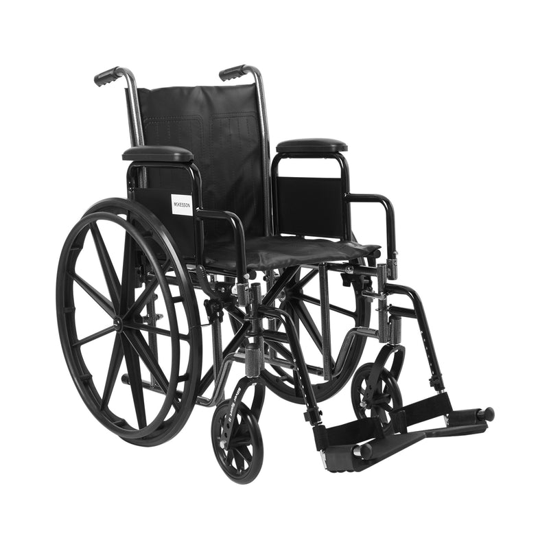McKesson Dual Axle Wheelchair Swing-Away Footrest 