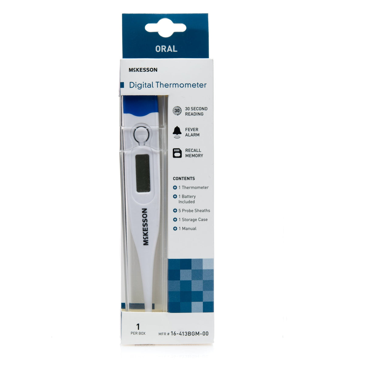 McKesson Entrust Digital Oral Thermometer Box of 25 