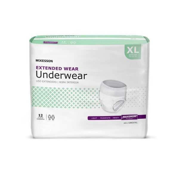McKesson Extended Wear Underwear Large Bag of 14 