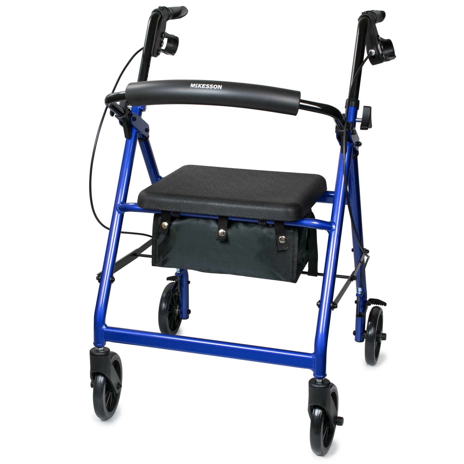 McKesson Folding Aluminum Four-Wheel Rollator Green 
