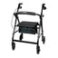 McKesson Folding Aluminum Four-Wheel Rollator Green 