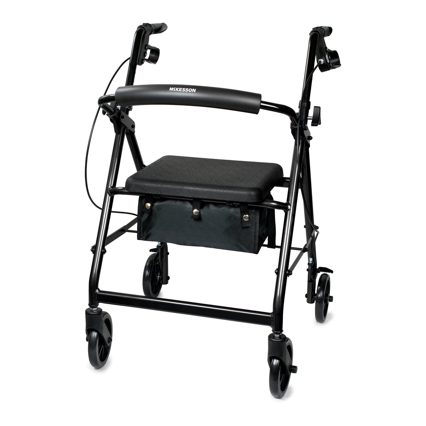 McKesson Folding Aluminum Four-Wheel Rollator Green 