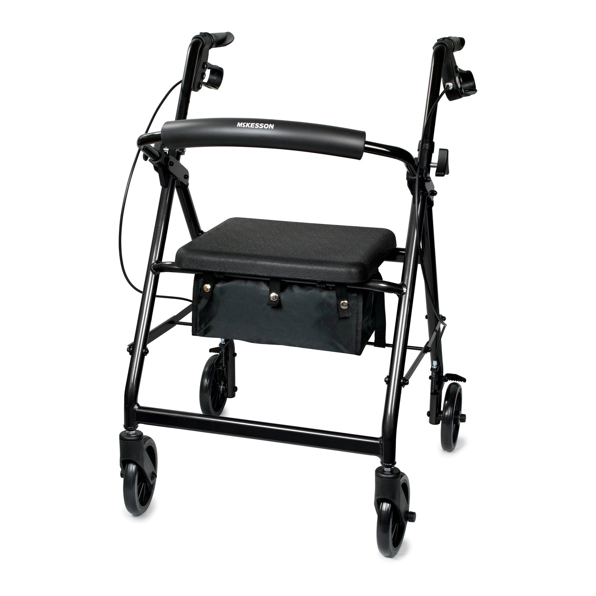 McKesson Folding Aluminum Four-Wheel Rollator Green 