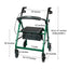 McKesson Folding Aluminum Four-Wheel Rollator Green 