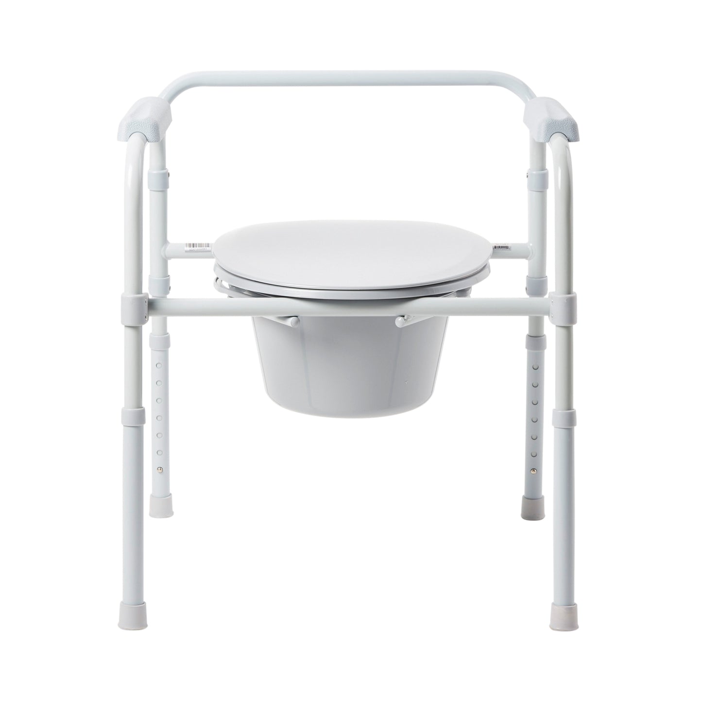 McKesson Folding Steel-Frame Commode 
