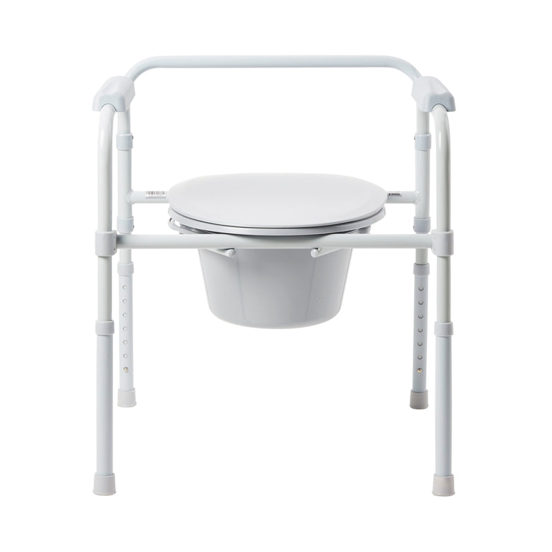 McKesson Folding Steel-Frame Commode 