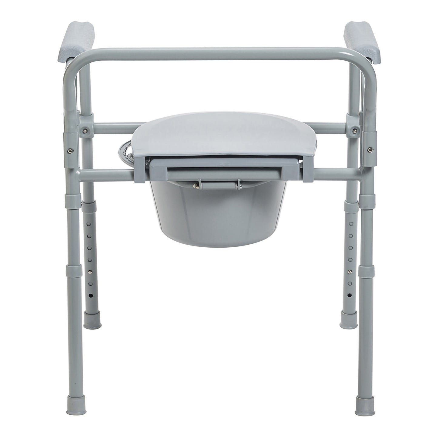 McKesson Folding Steel-Frame Commode 