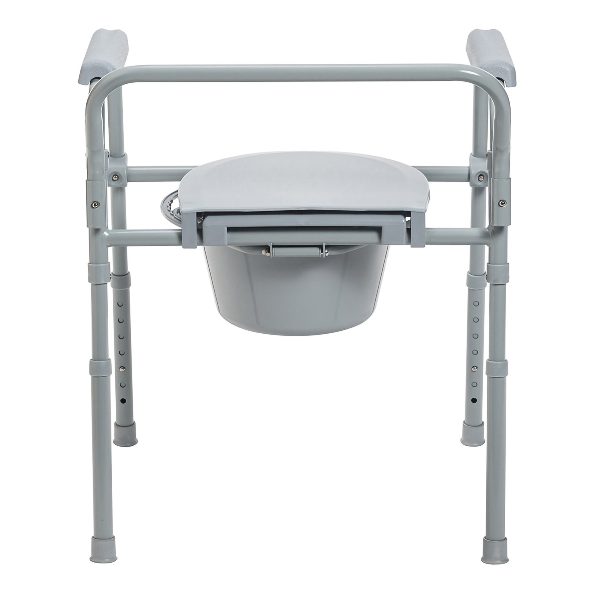 McKesson Folding Steel-Frame Commode 