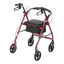 McKesson Four-Wheel Rollator - Aluminum Frame Blue 