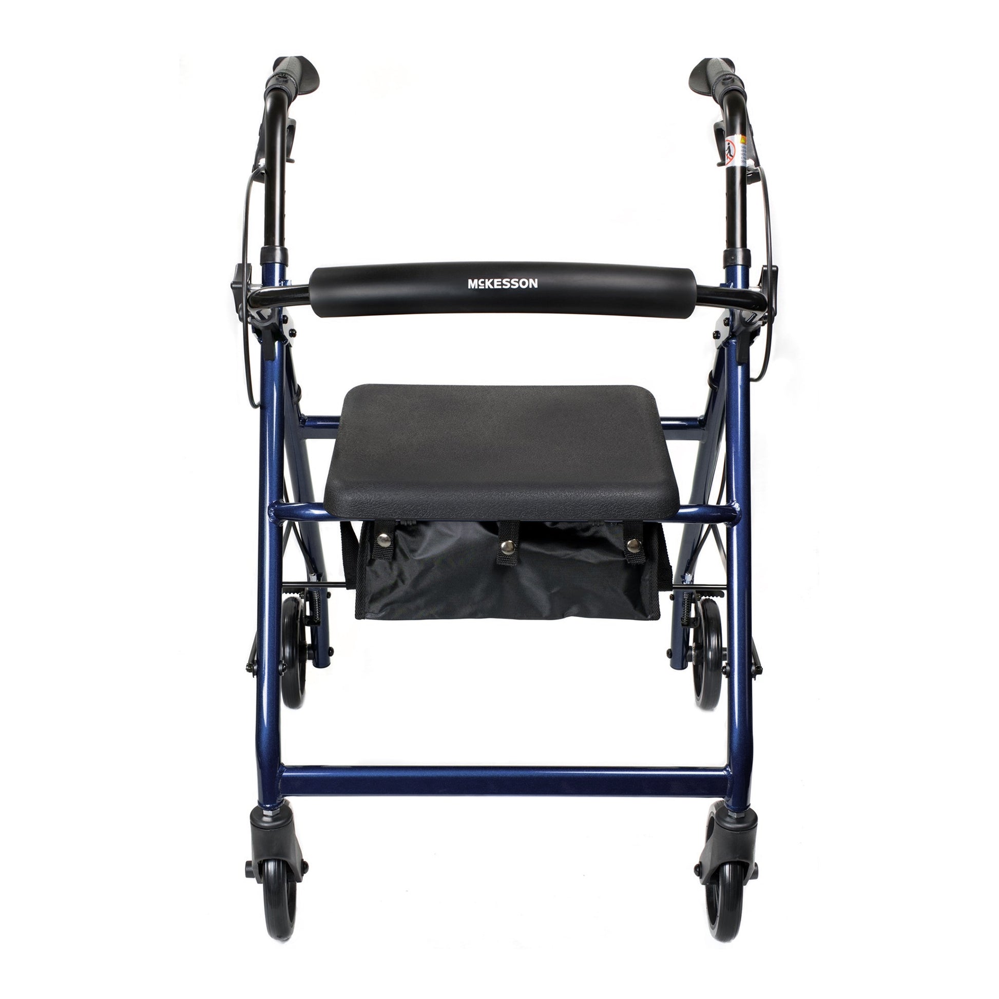 McKesson Four-Wheel Rollator - Aluminum Frame Blue 