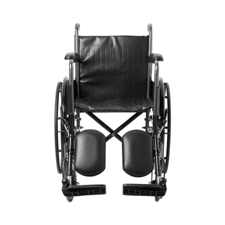 McKesson Heavy Duty Wheelchair Dual Axle Full Length Arm 