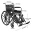 McKesson Heavy Duty Wheelchair Dual Axle Full Length Arm 