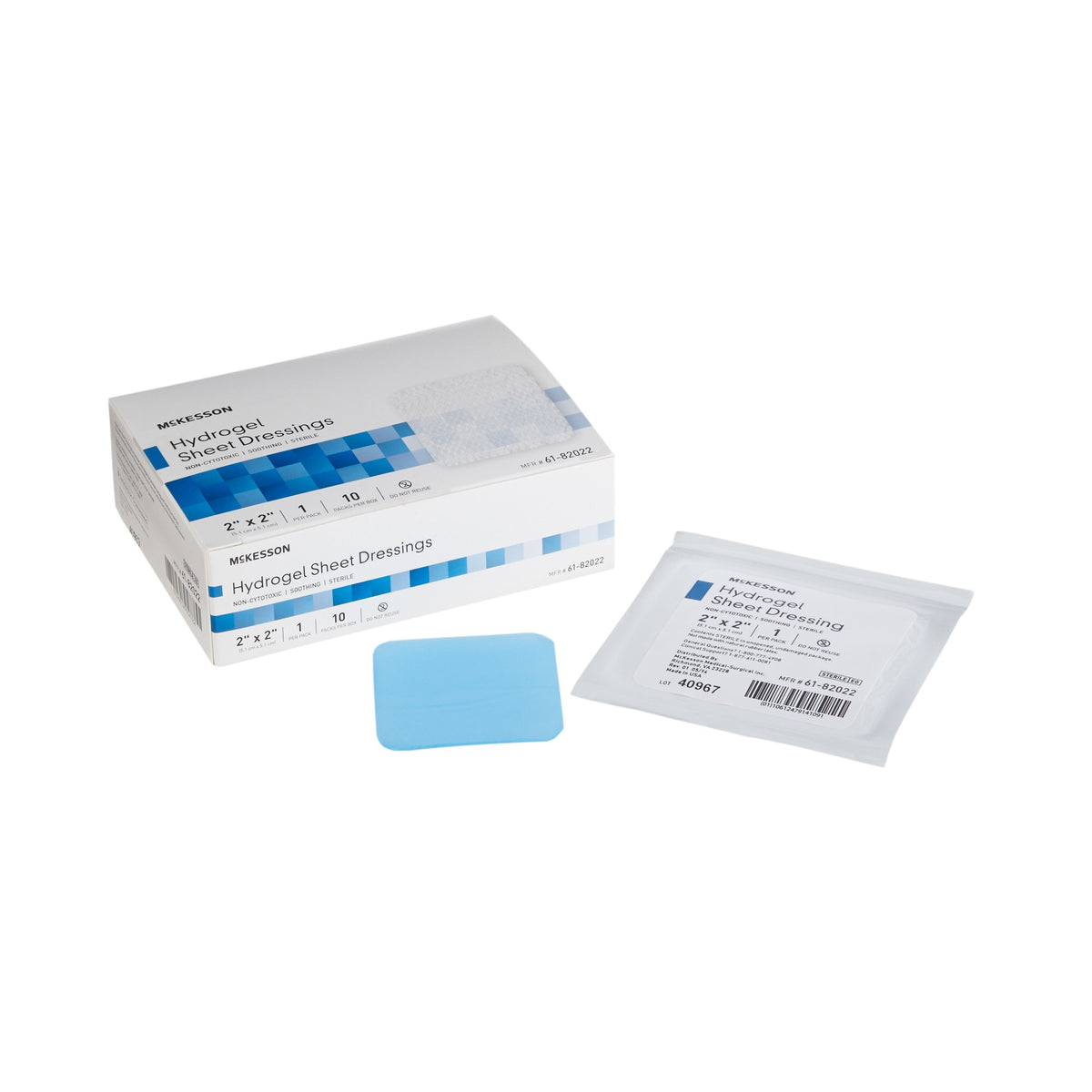 McKesson Hydrogel Dressing 2" x 2" 1 Each 