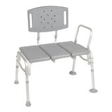 McKesson Knocked Down Bariatric Bath Transfer Bench 500 lbs. 18-1/4" to 23-1/4" 