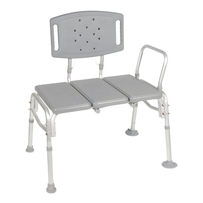 McKesson Knocked Down Bariatric Bath Transfer Bench 500 lbs. 18-1/4" to 23-1/4" 