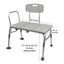 McKesson Knocked Down Bariatric Bath Transfer Bench 500 lbs. 18-1/4" to 23-1/4" 