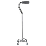 McKesson Offset Quad Cane Chrome 1 Each 