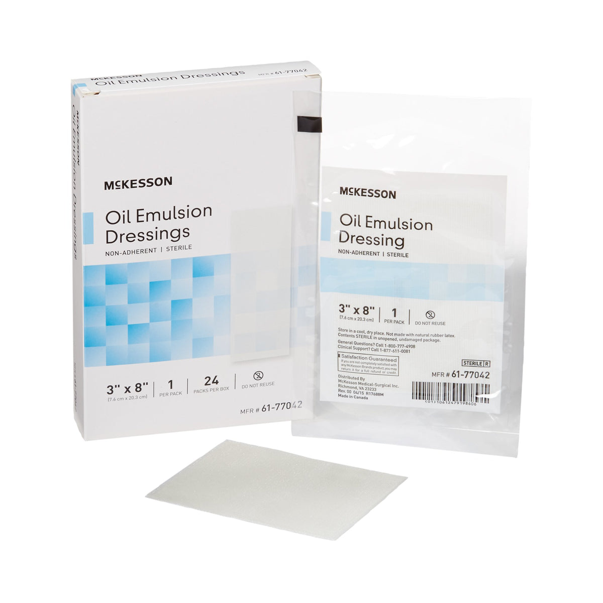 McKesson Oil Emulsion Impregnated Dressing 1 Each 