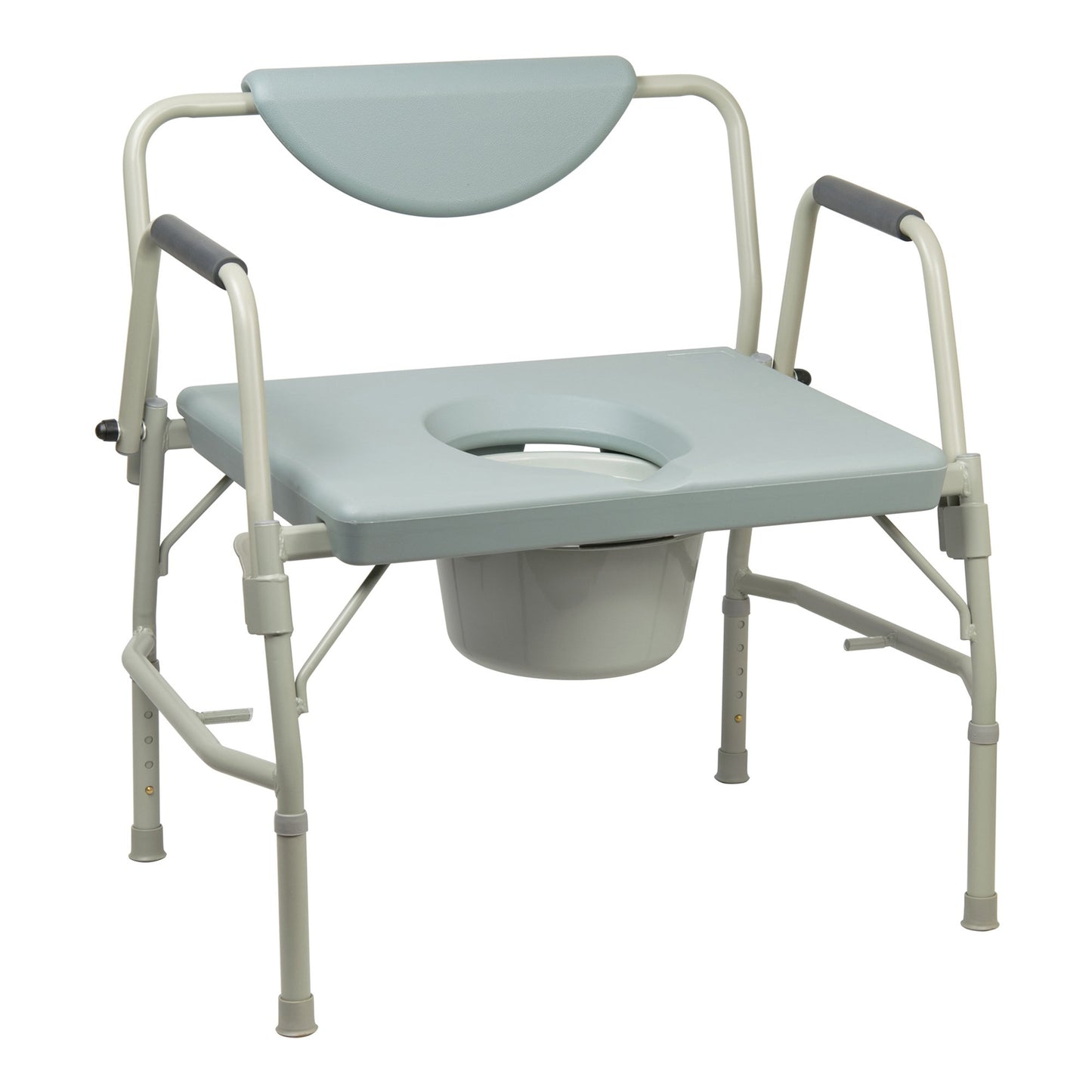 McKesson Oversized Drop-Arm Commode 
