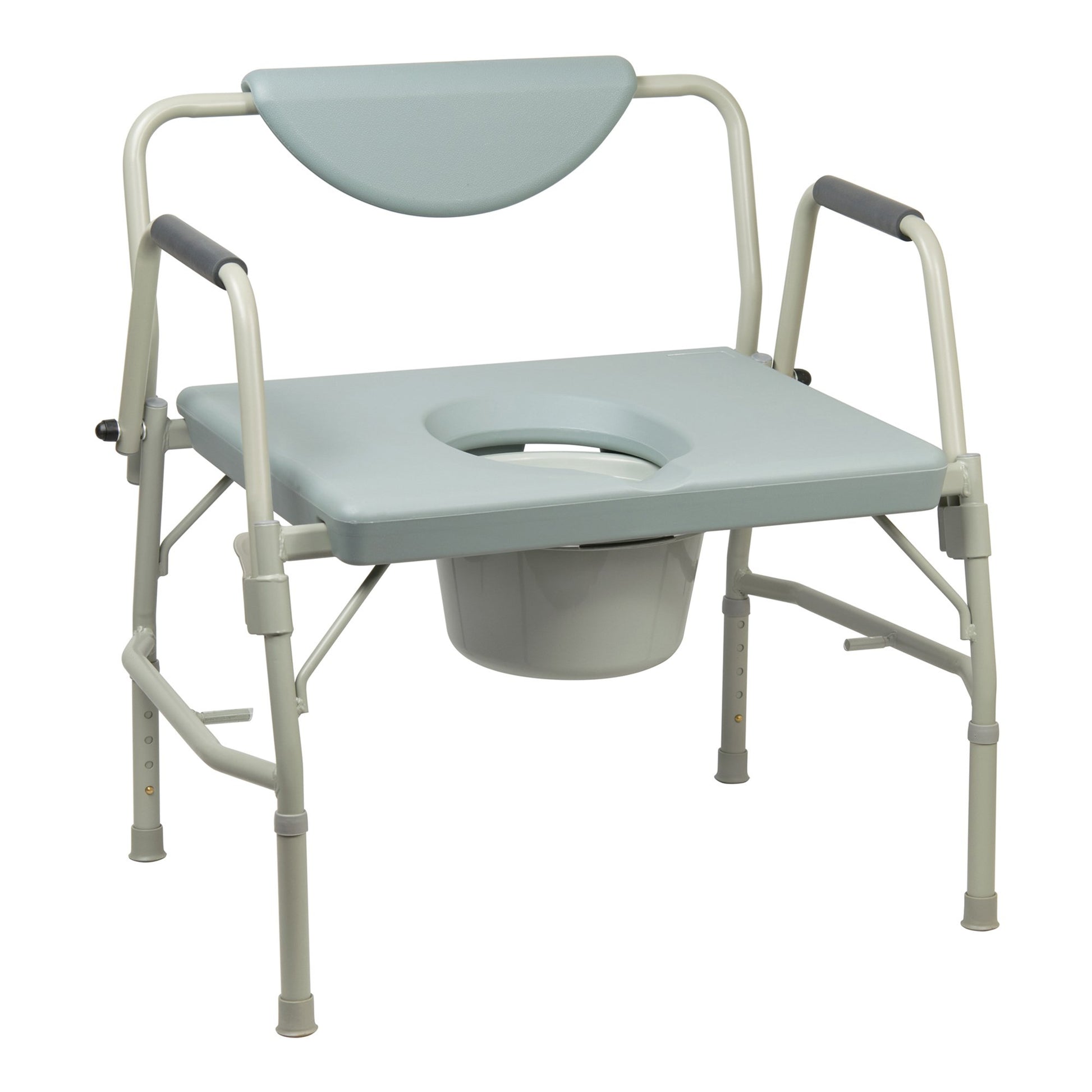 McKesson Oversized Drop-Arm Commode 
