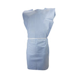 McKesson Pediatric Exam Gowns Blue Case of 50 